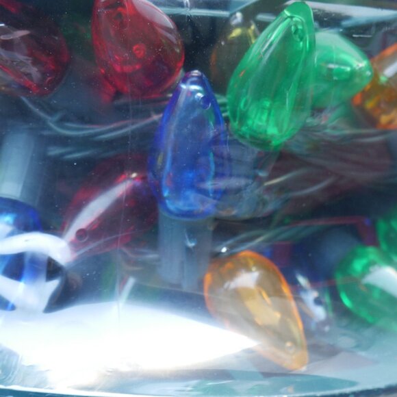 100 Count Multicolor Steady Lit C9 LED Lights Super Bright Home Accents NEW - Picture 7 of 7